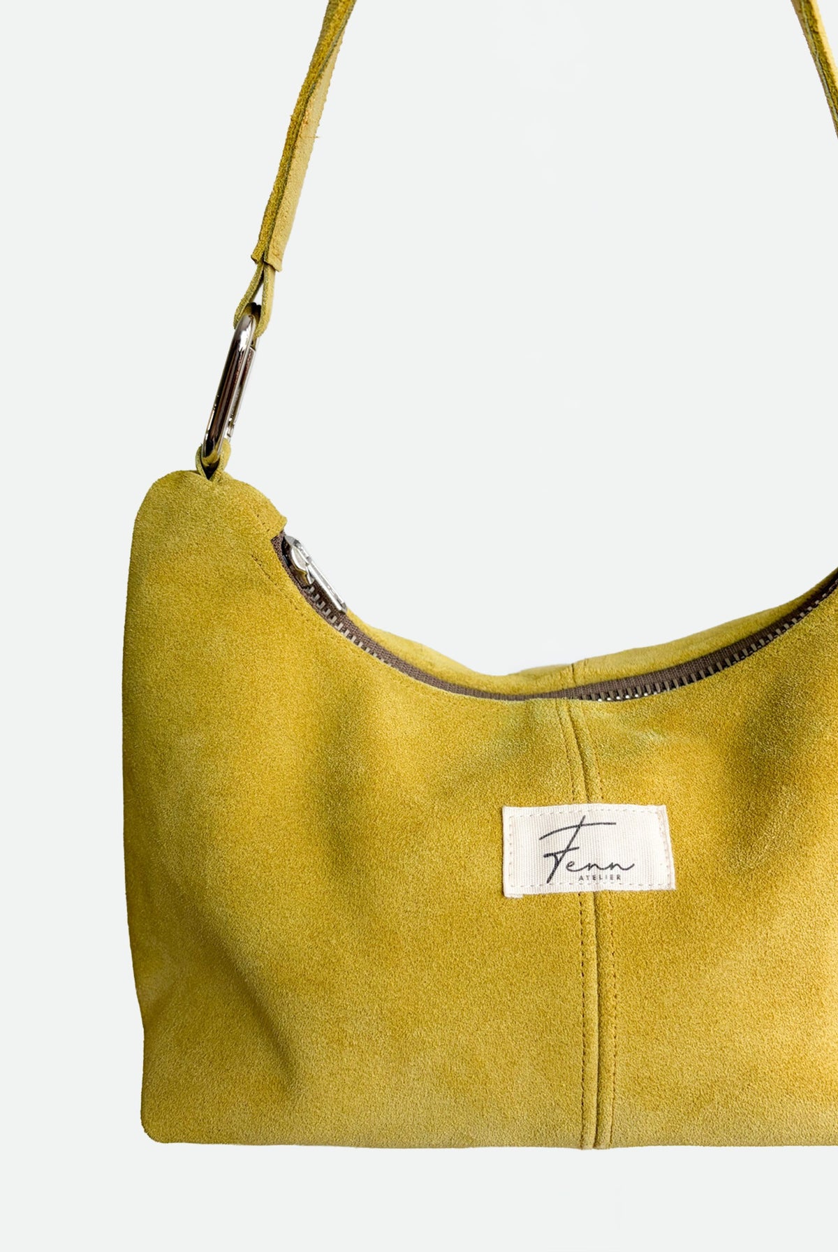 Hobo bag - Suede Mustard