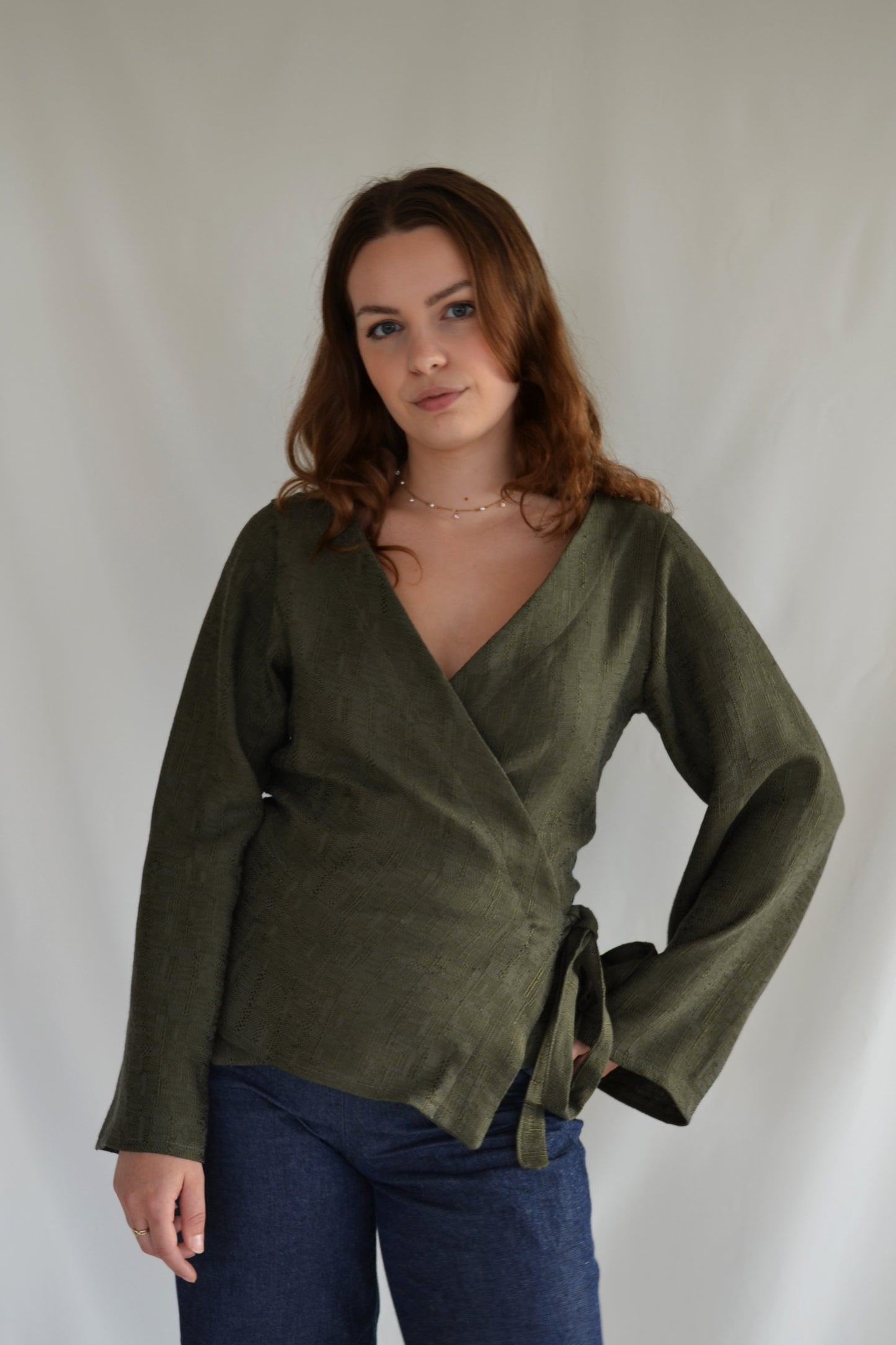 Wrap Blouse – Forest
