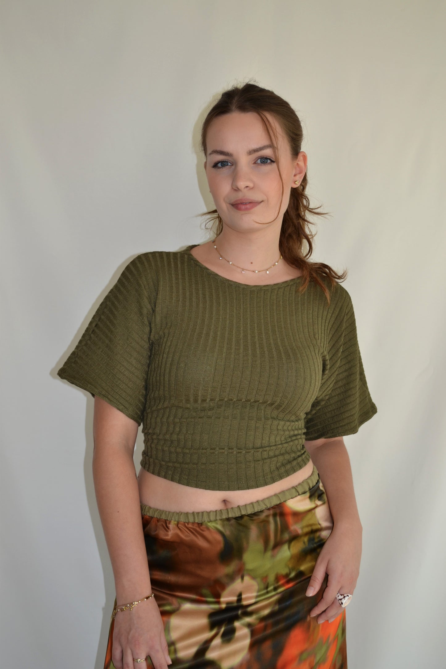Knitt Top - Mossy