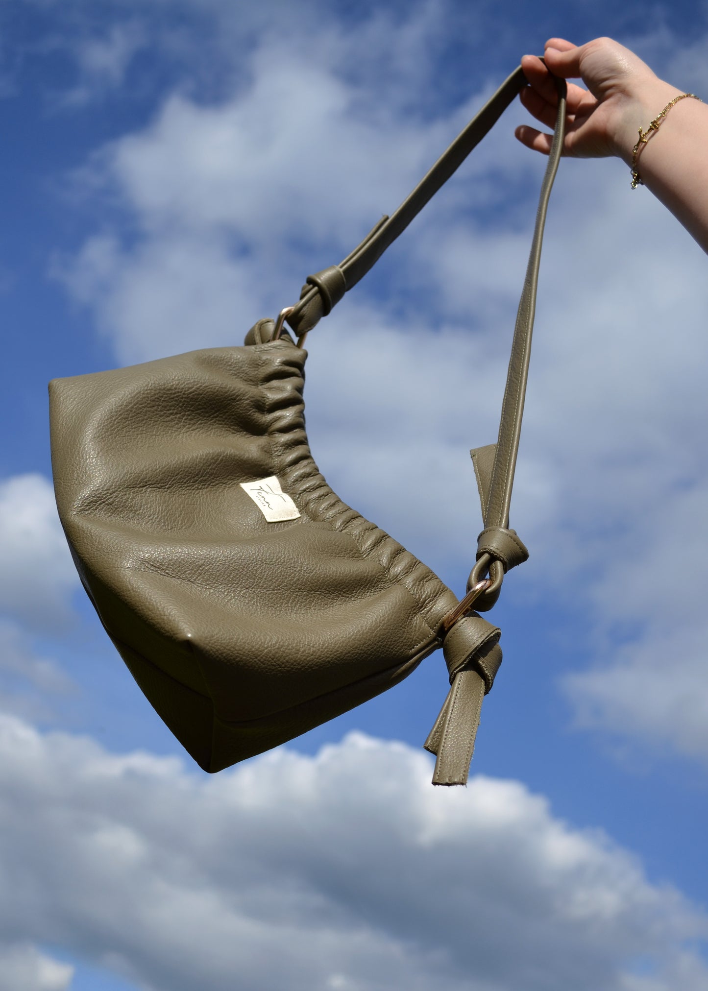 Ruffle Bag - Mossy