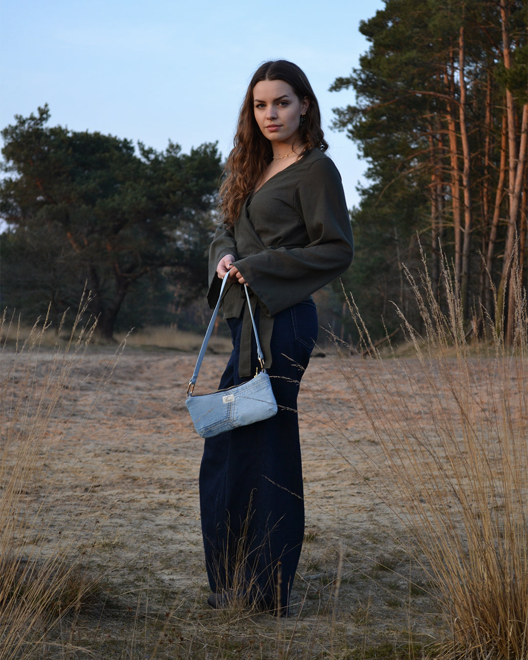 Wrap Blouse - Evergreen