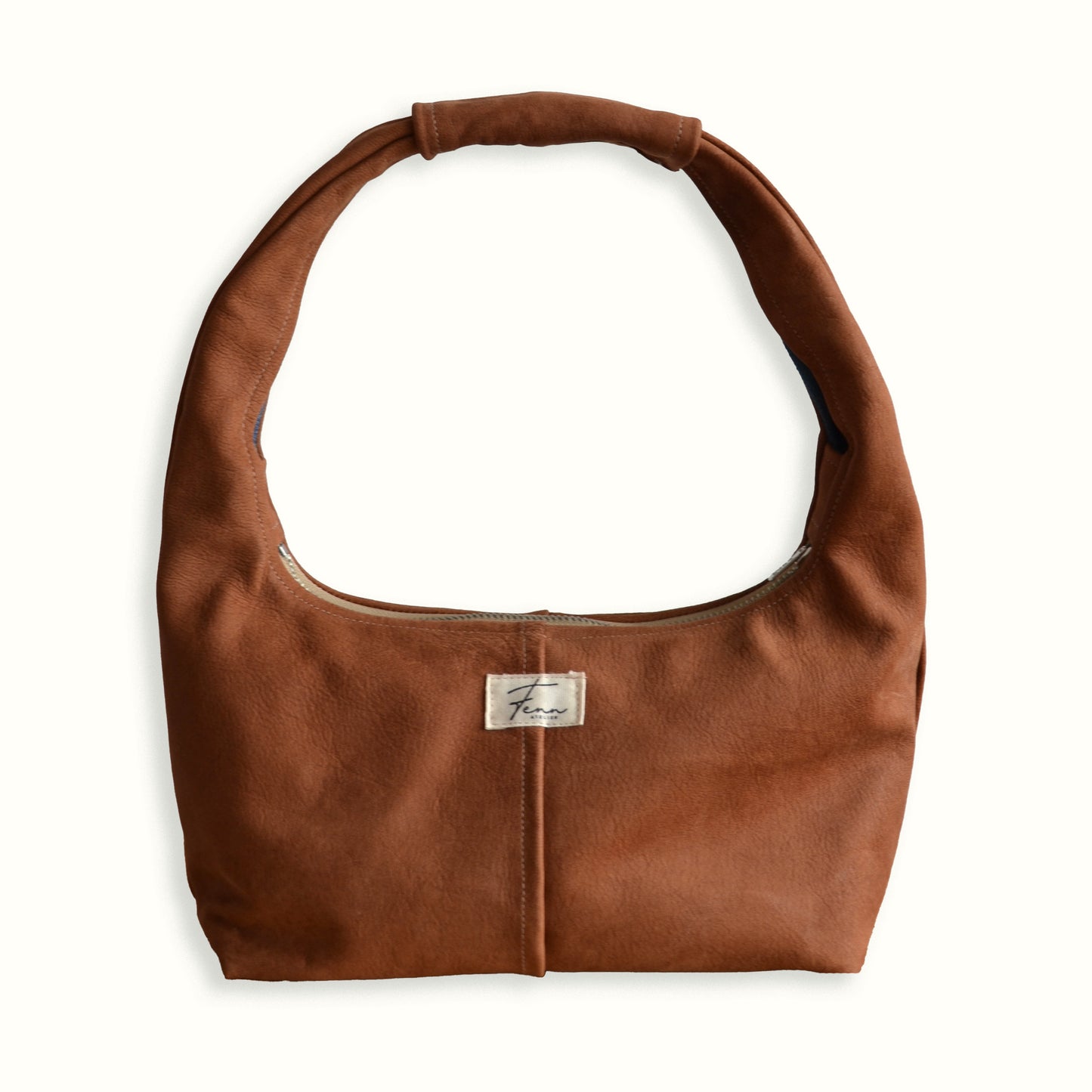 Leather Hobo Bag - Desert