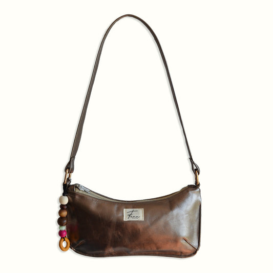 Leather Essence Bag - Champagne