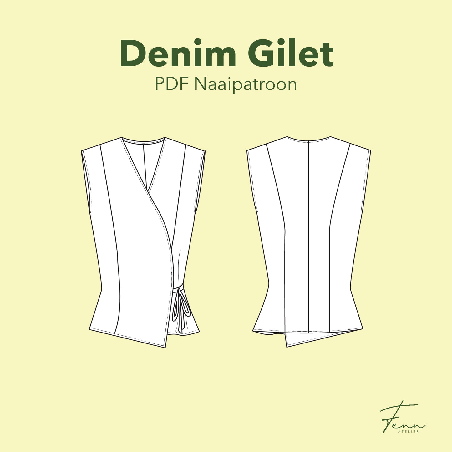 Patroon - Denim Gilet