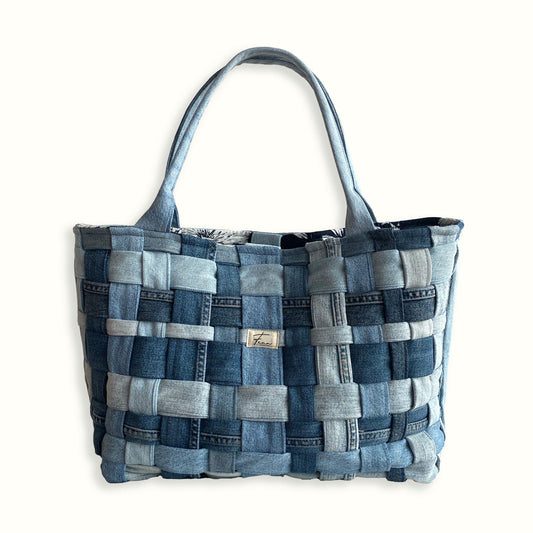 Beach Bag - Denim Woven