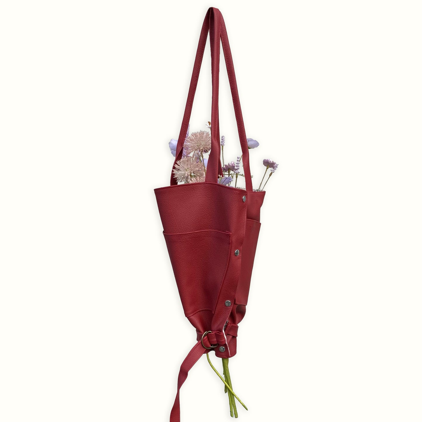 Flower Bag - Vintage Red