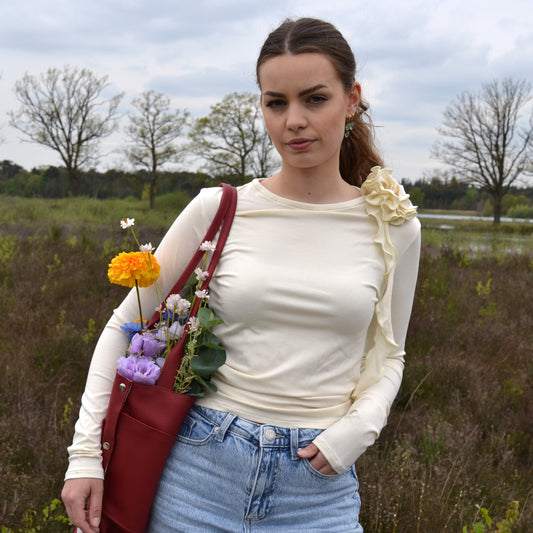Flower Top - Off White