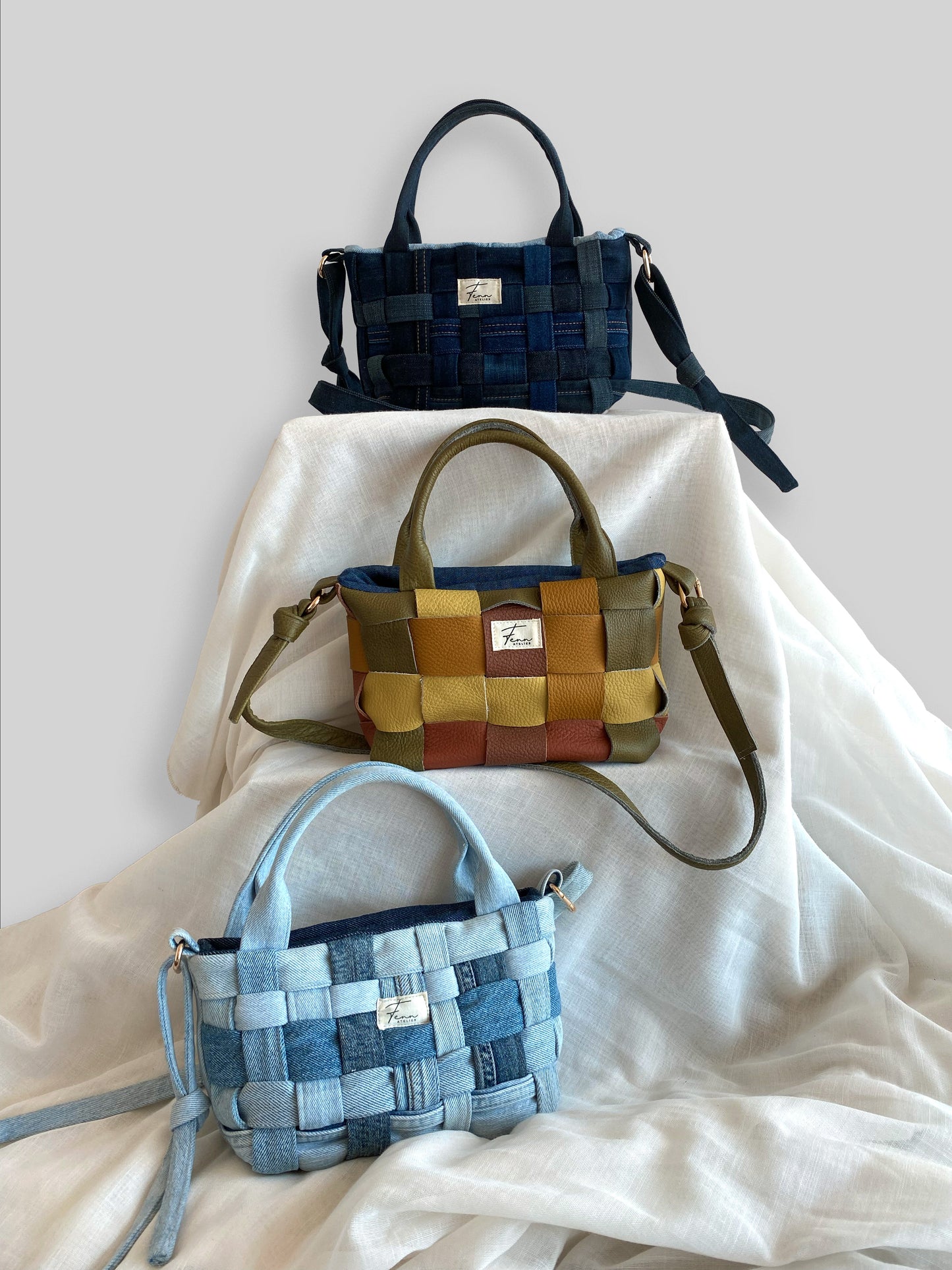 Mini Shopper - Leather Fall