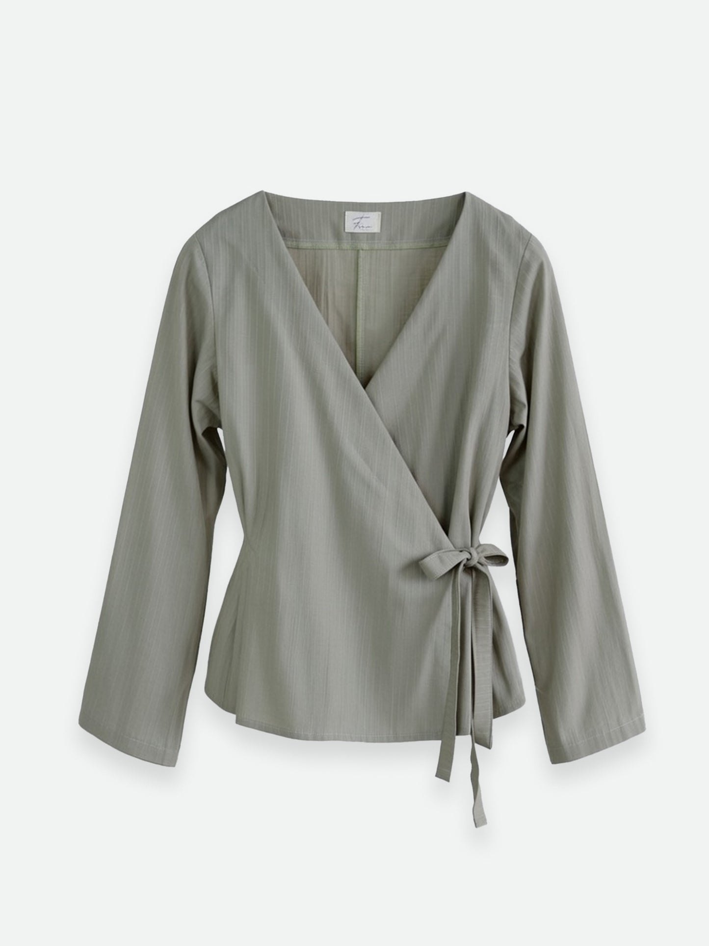Wrap Blouse - Sage Green