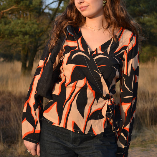 Wrap Blouse - Bloom