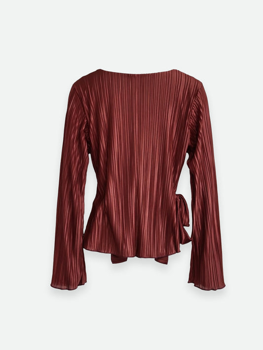 Wrap Blouse - Plissé