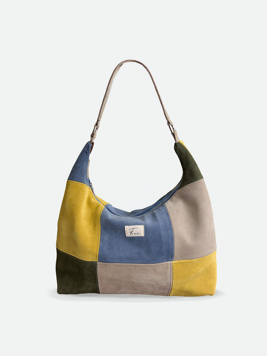 Shopper - Suede Patchwork
