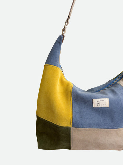 Shopper - Suede Patchwork