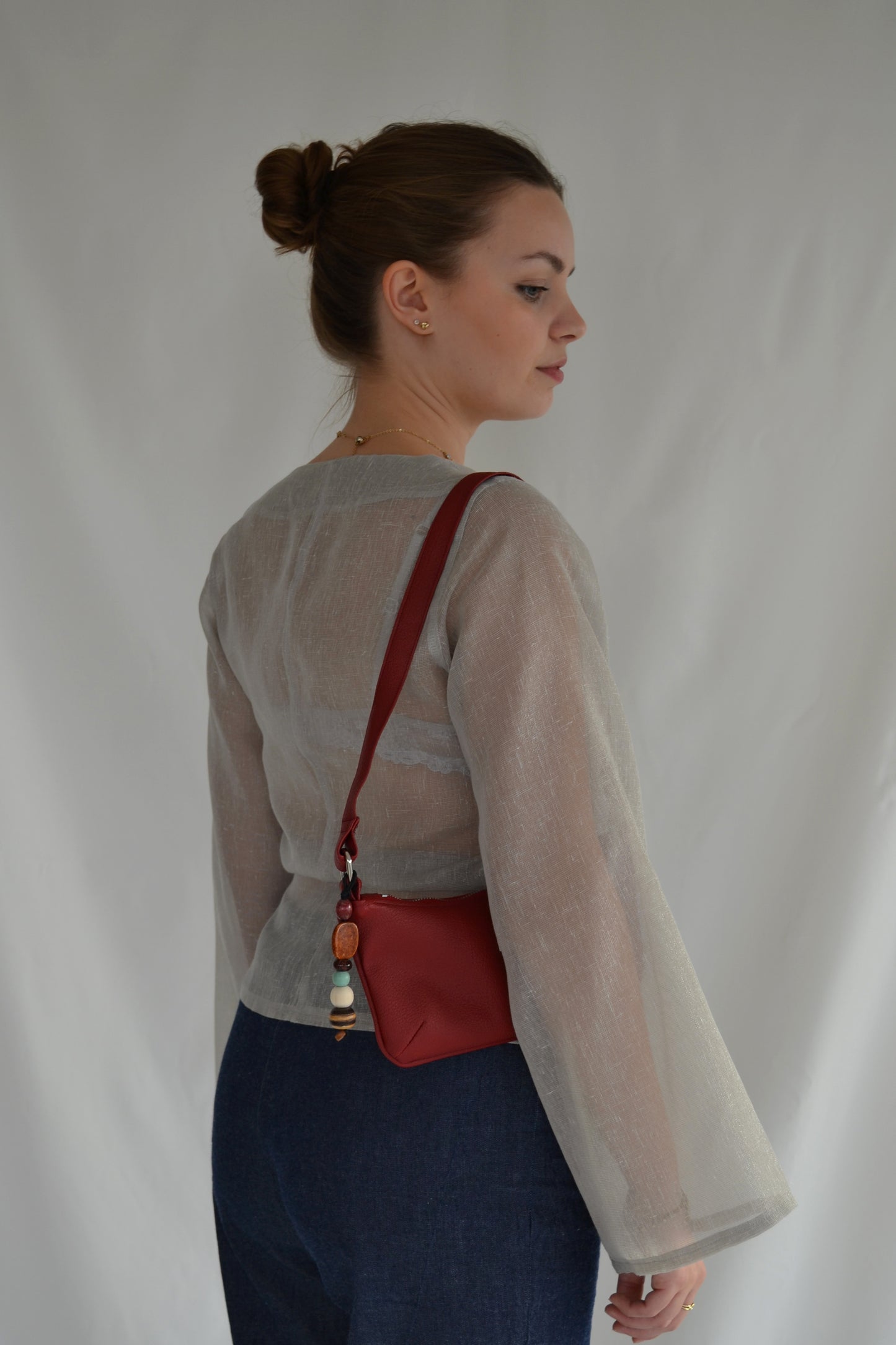 Wrap Blouse - Silver Touch