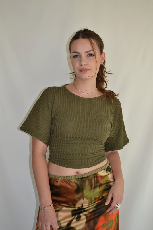 Knitt Top - Mossy