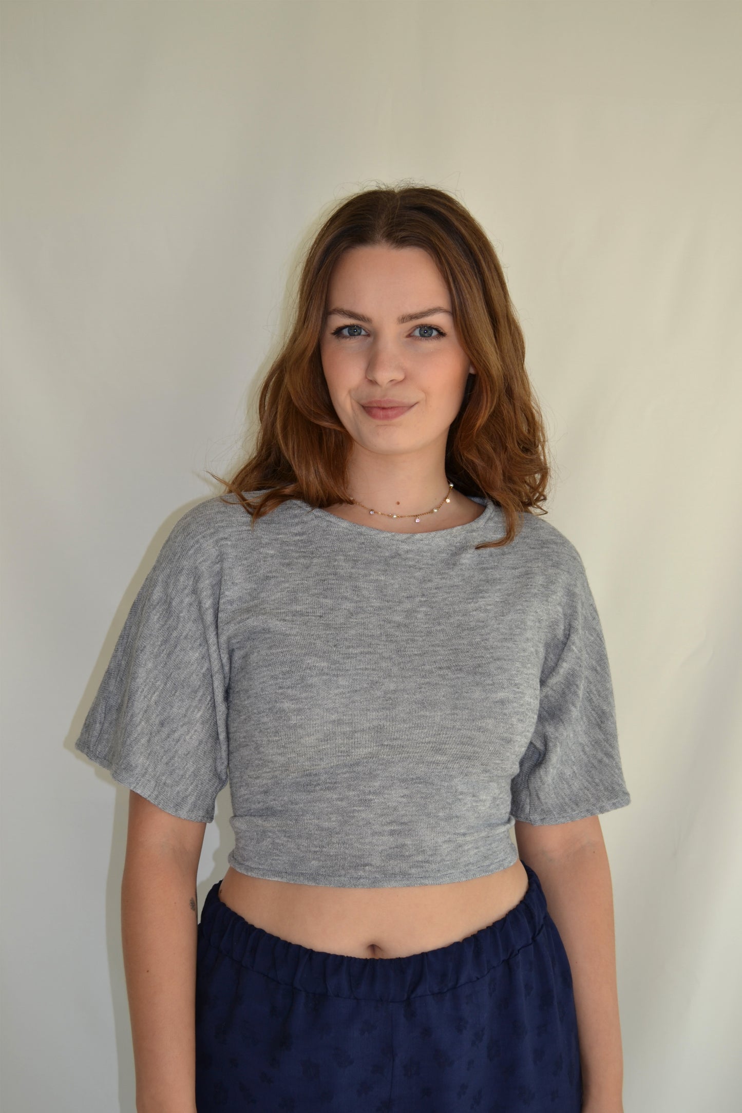 Knitt Top - Grey
