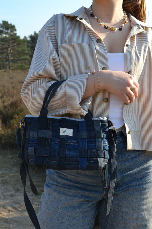 Mini Shopper - Dark Woven