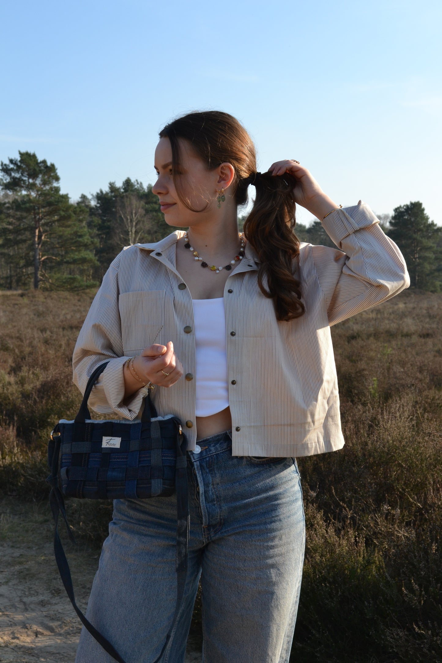 Mini Shopper - Dark Woven