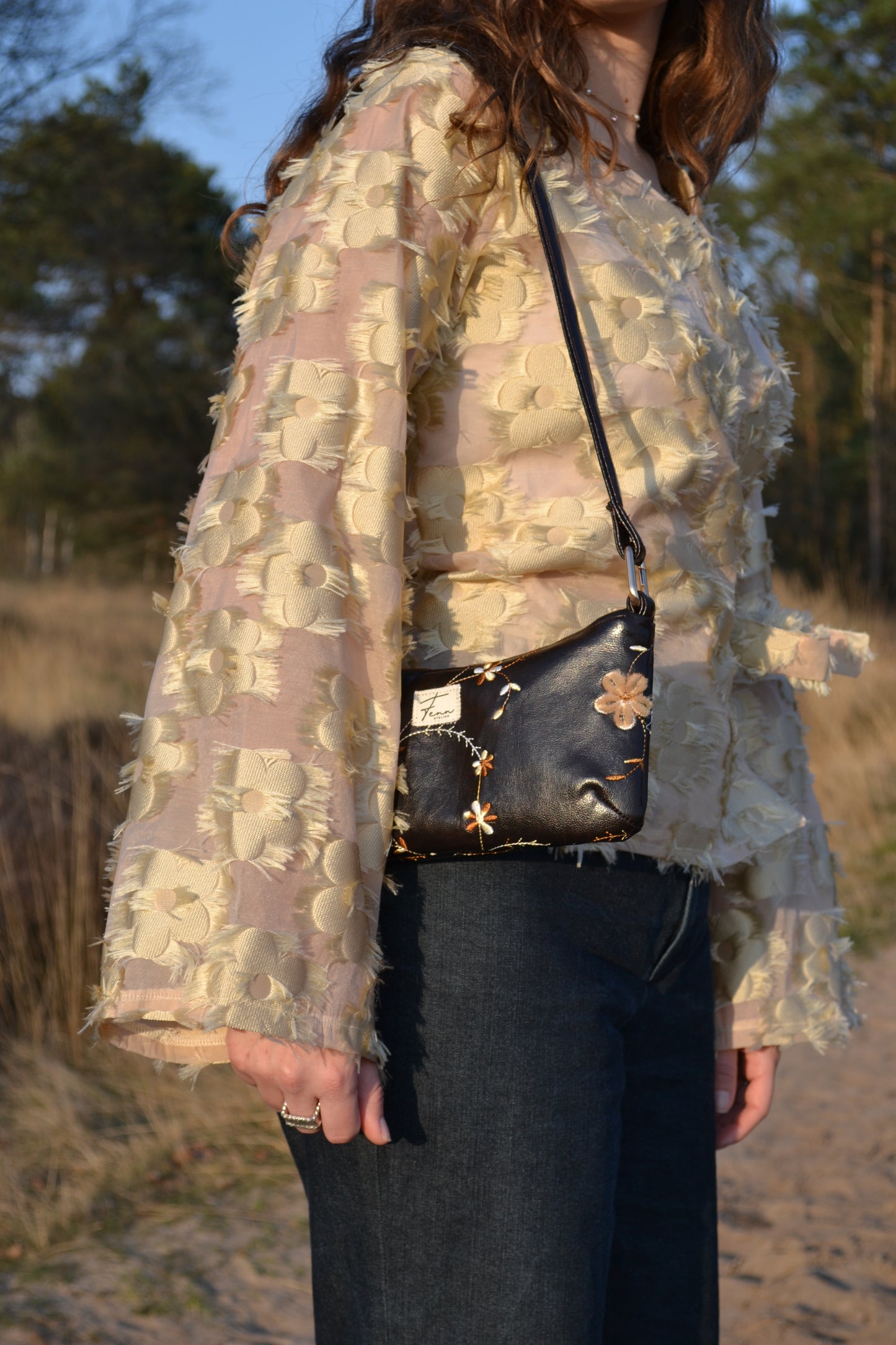 Wrap Blouse - Soft Flowers