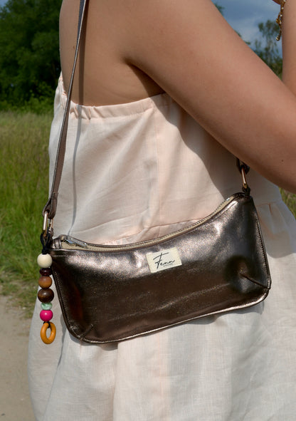 Leather Essence Bag - Champagne