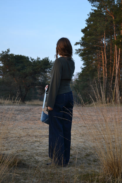 Wrap Blouse - Evergreen