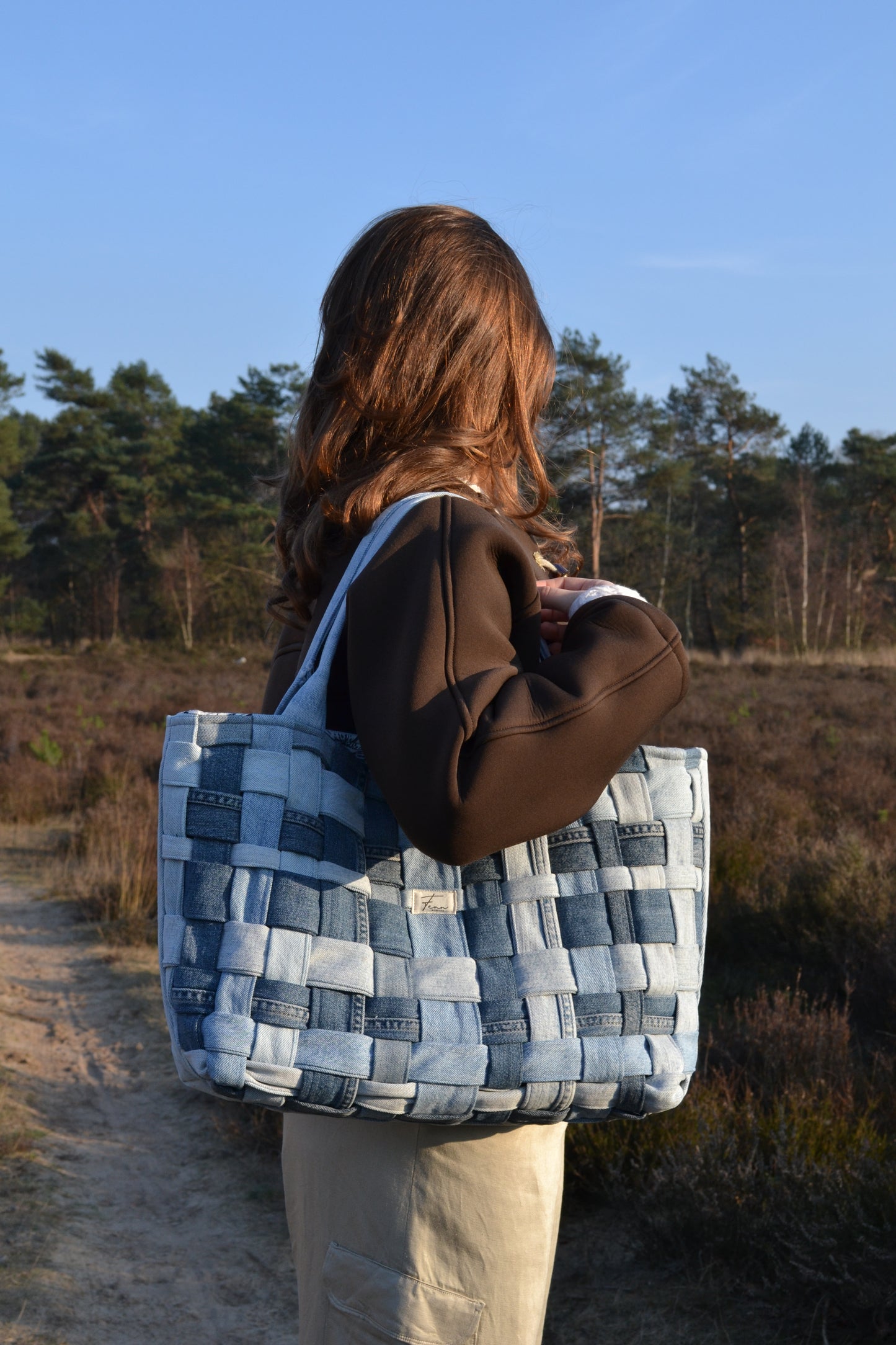 Beach Bag - Denim Woven