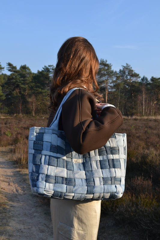 Beach Bag - Denim Woven