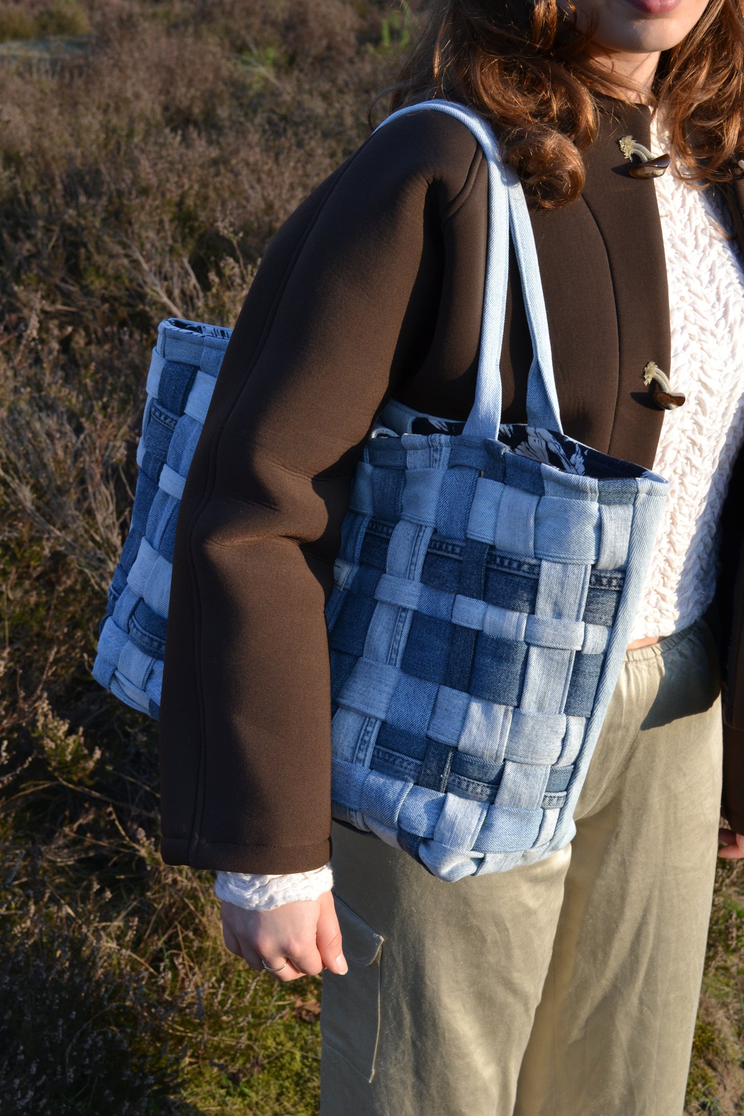 Beach Bag - Denim Woven
