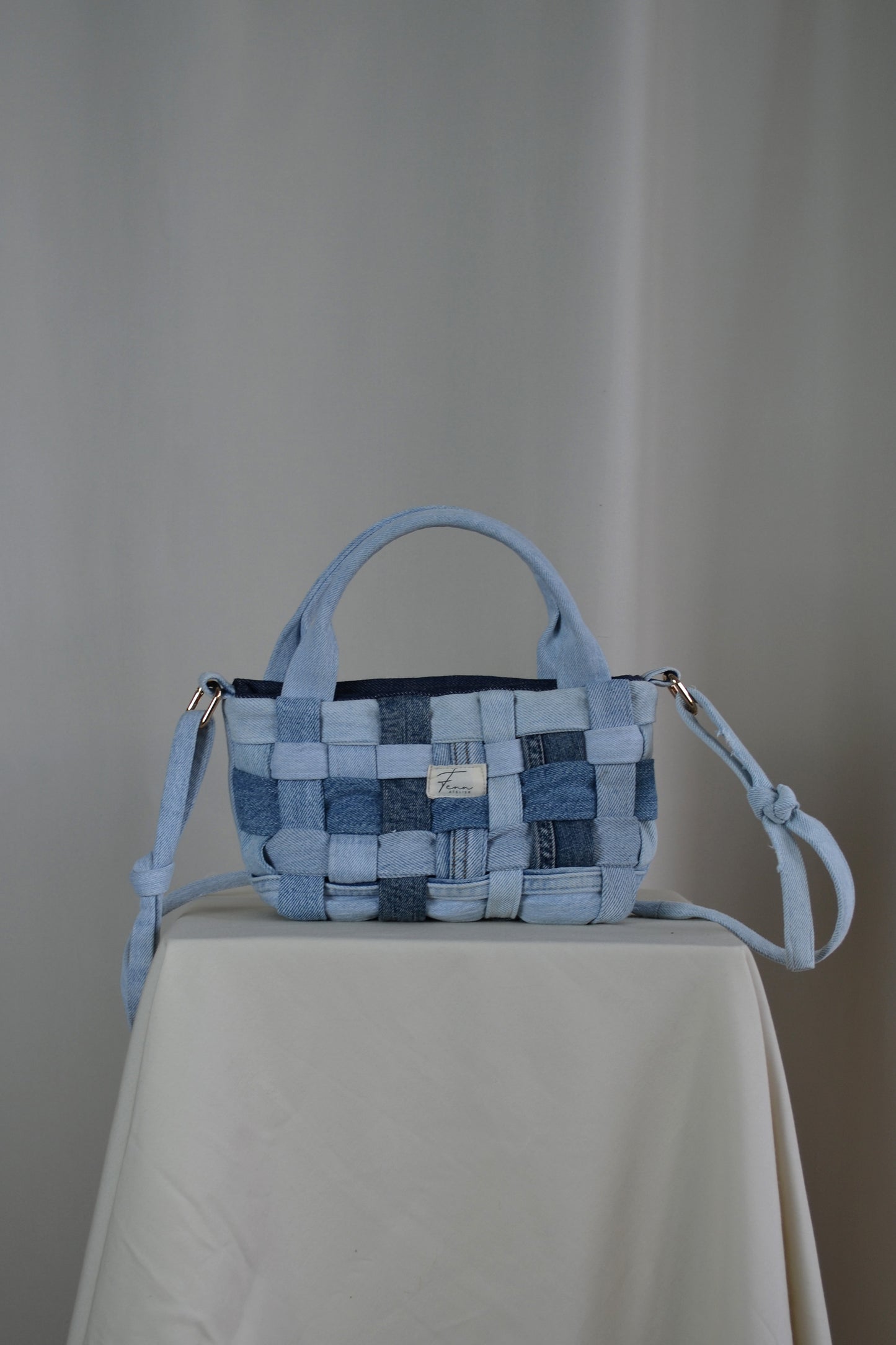Mini Shopper - Woven Denim