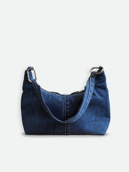 Hobo Bag - Woven Denim