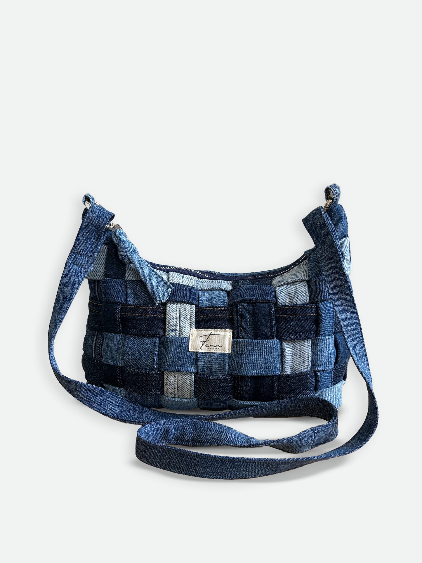 Hobo Bag - Woven Denim