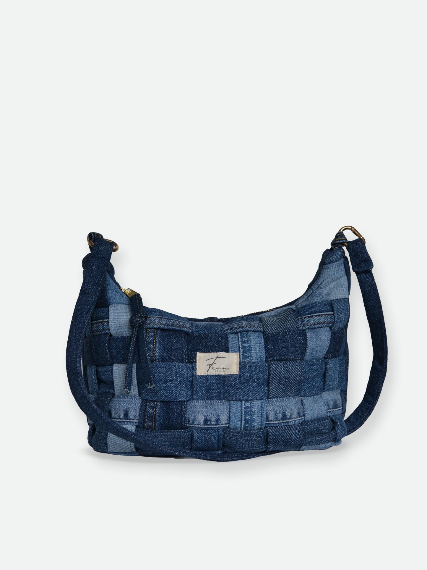 Hobo Bag - Woven Denim