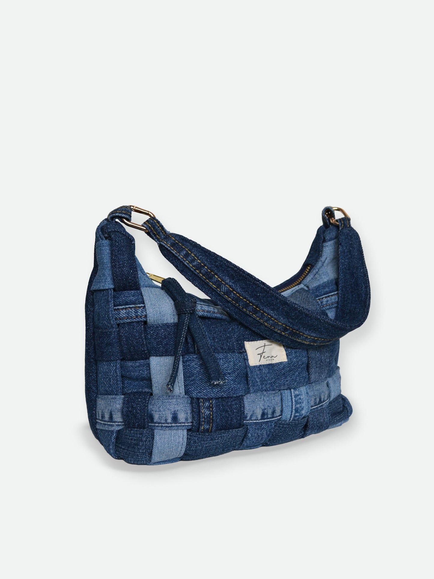 Hobo Bag - Woven Denim