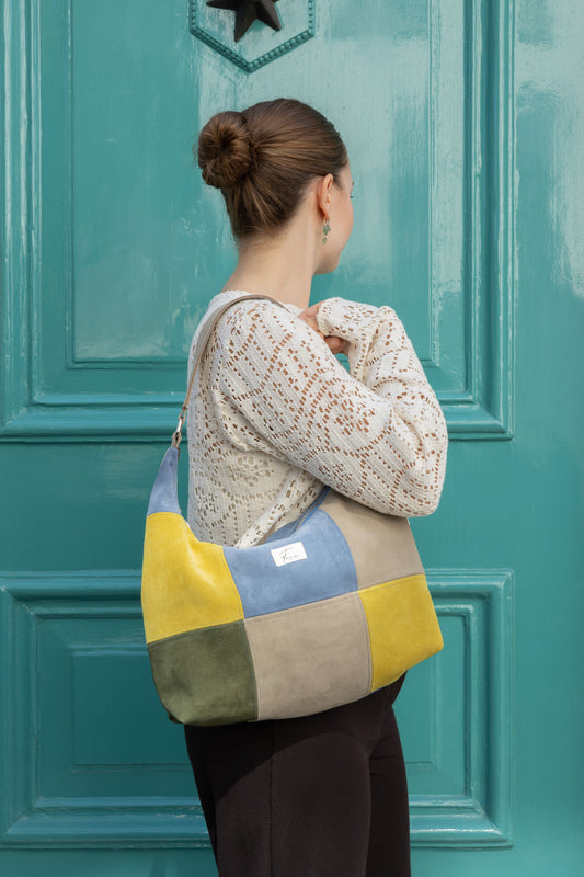 Shopper - Suede Patchwork
