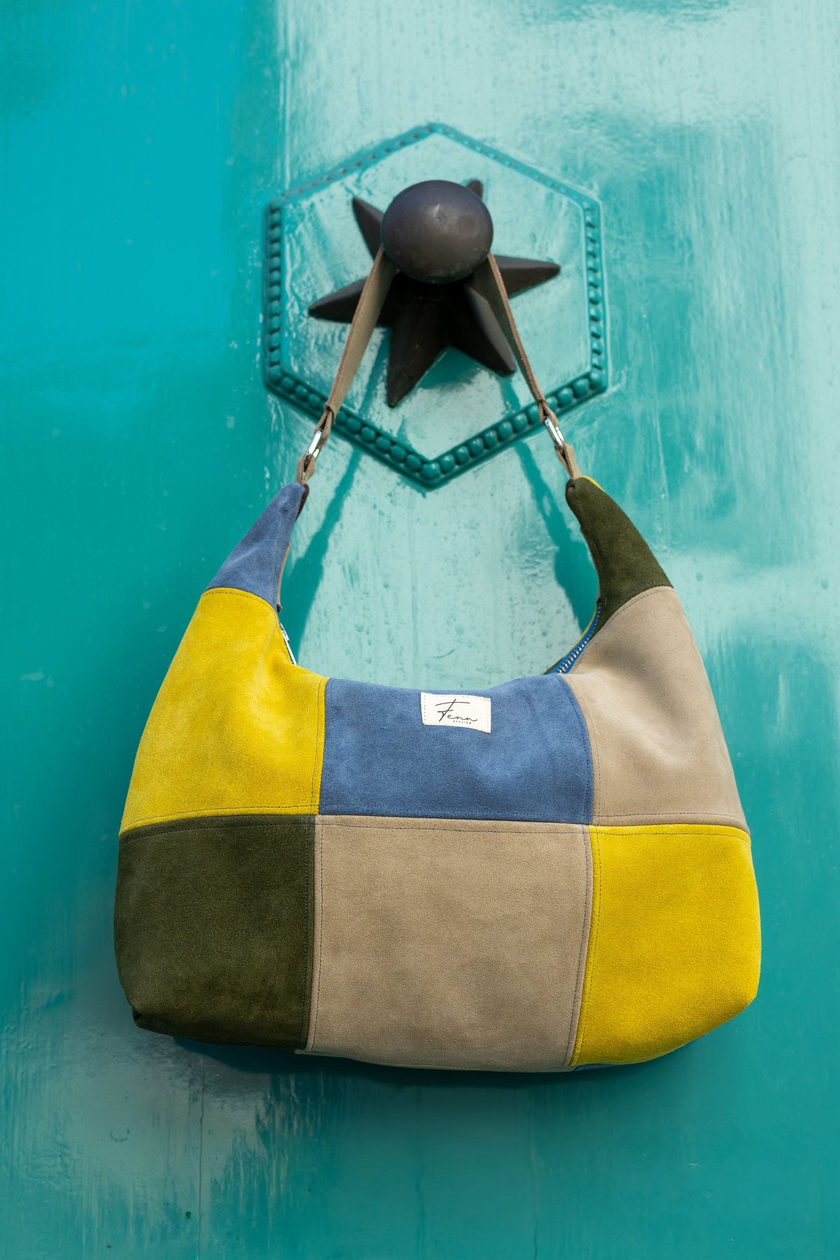 Shopper - Suede Patchwork