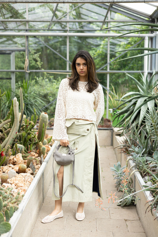 Crochet Top - Off white
