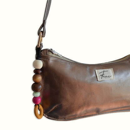 Leather Essence Bag - Champagne