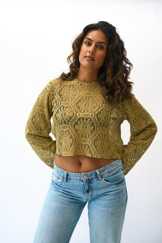 Crochet Top - Mossy