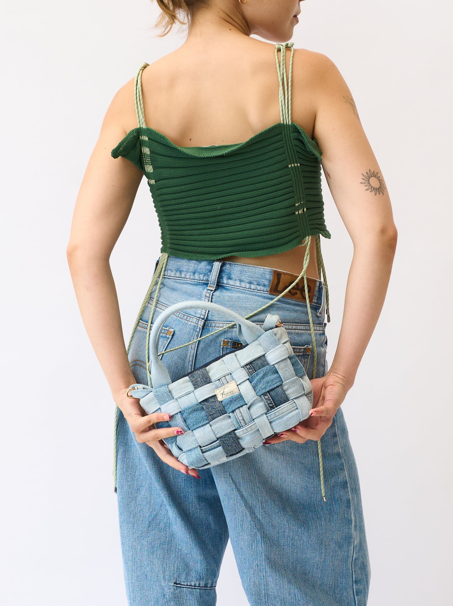 Mini Shopper - Woven Denim