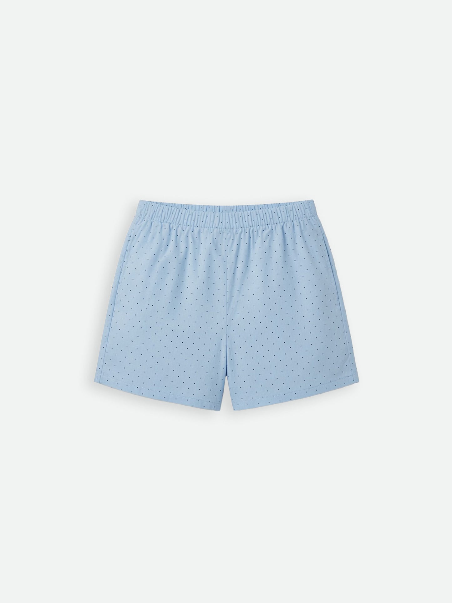 Mini Shorts - Polkadot Blue