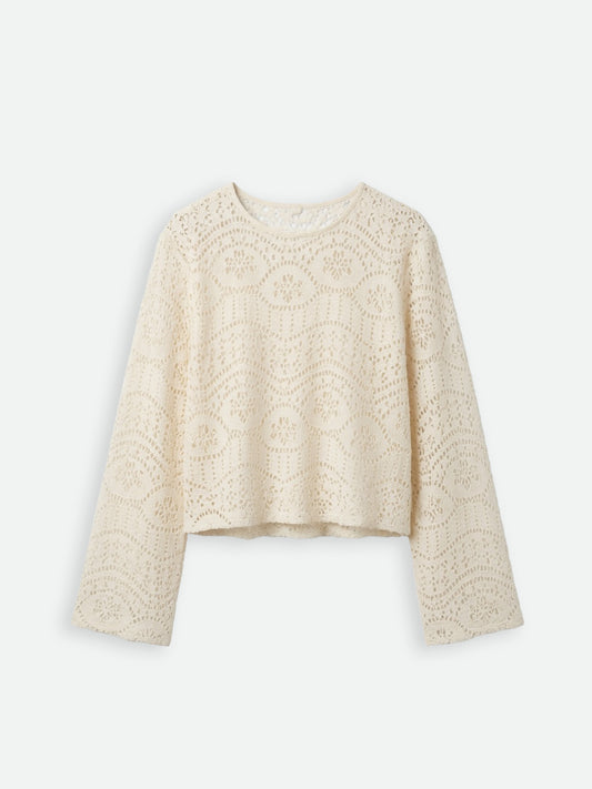 Crochet Top - Off white