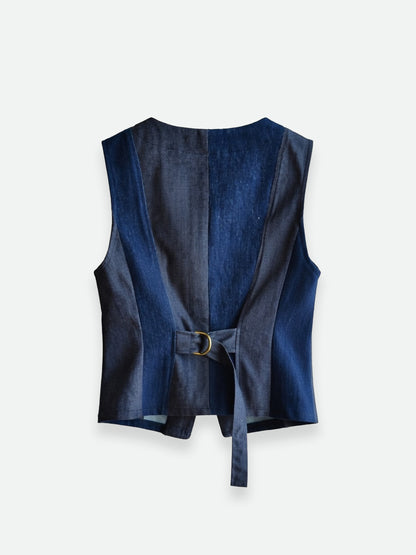 Denim Gilet - Moonlight