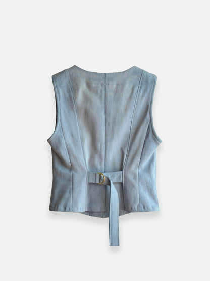 Denim Gilet - Sky
