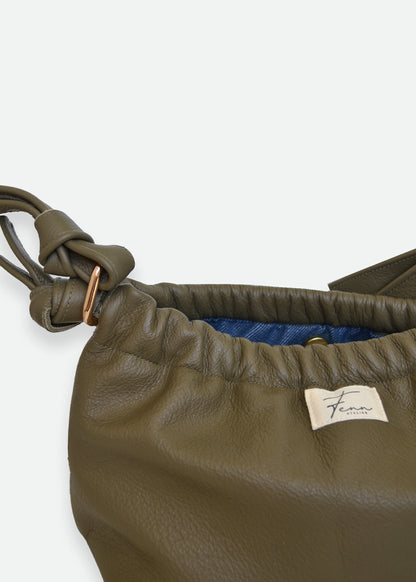 Ruffle Bag - Mossy