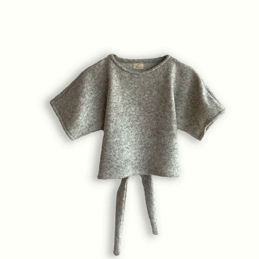 Knit Top - Wool Grey