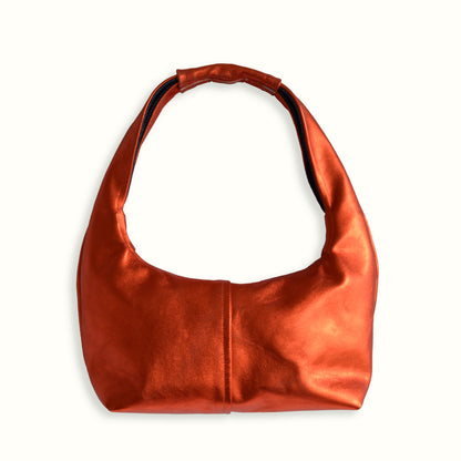 Leather Hobo Bag - Sunset