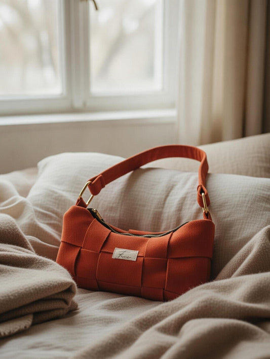 Woven Essence Bag - Tangerine