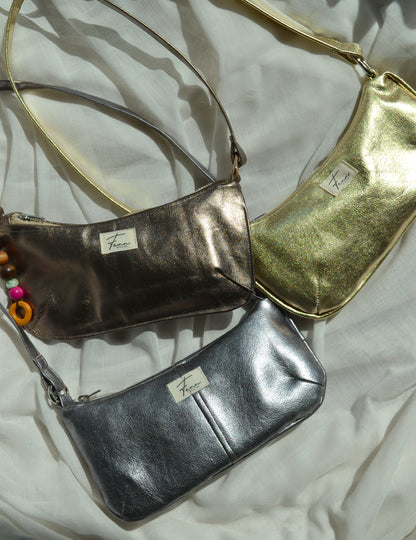 Leather Essence Bag - Champagne