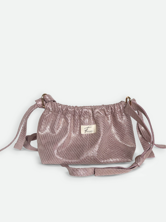 Ruffle Bag - Champagne Blush