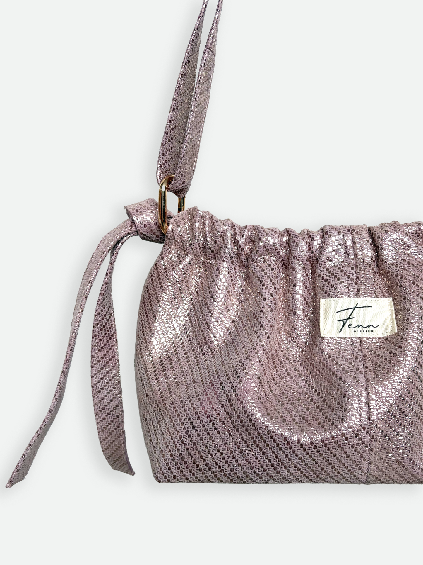 Ruffle Bag - Champagne Blush